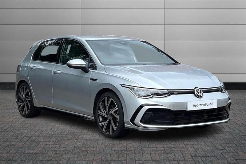 Reflex silver Used 2022 VW Golf VIII R-line Hatchback | £21,990 (A bit pricey) - Image 1/4
