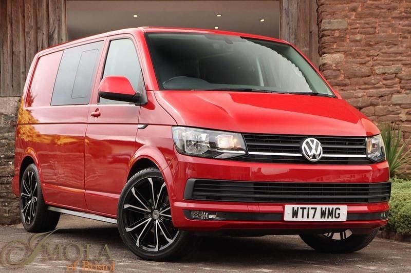 Red Used 2017 VW T6 Highline Van | £25,990 (Fair price) - Image 1/4