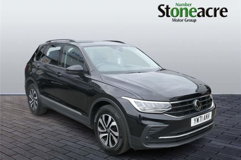 Black Used 2022 VW Tiguan Active SUV | £21,000 (Good price) - Image 1/4