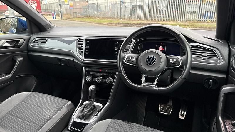 Used VW T-Roc R-line 150 HP (110 kW) 2021 Blue SUV