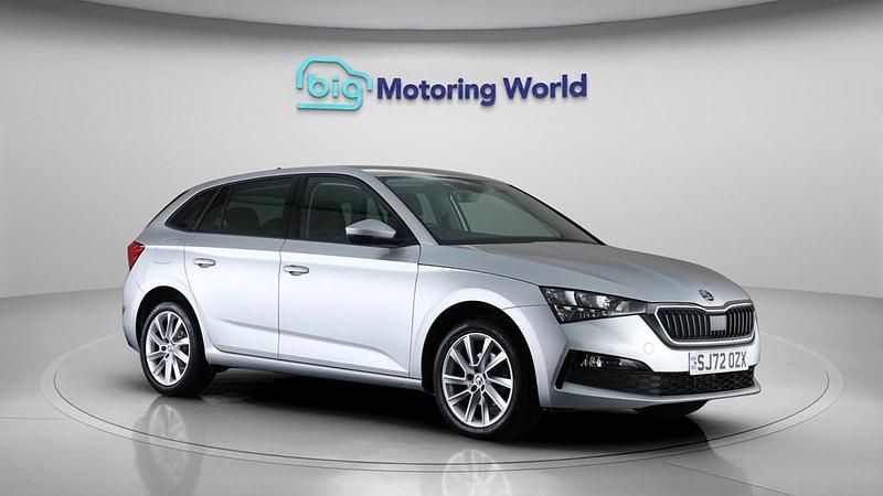 Used Skoda Scala SE L 110 HP (80 kW) 2022 Silver Hatchback