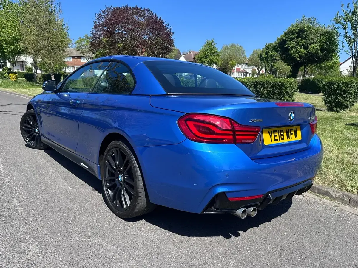 Used BMW 435 M Sport 2018 Blue Cabriolet