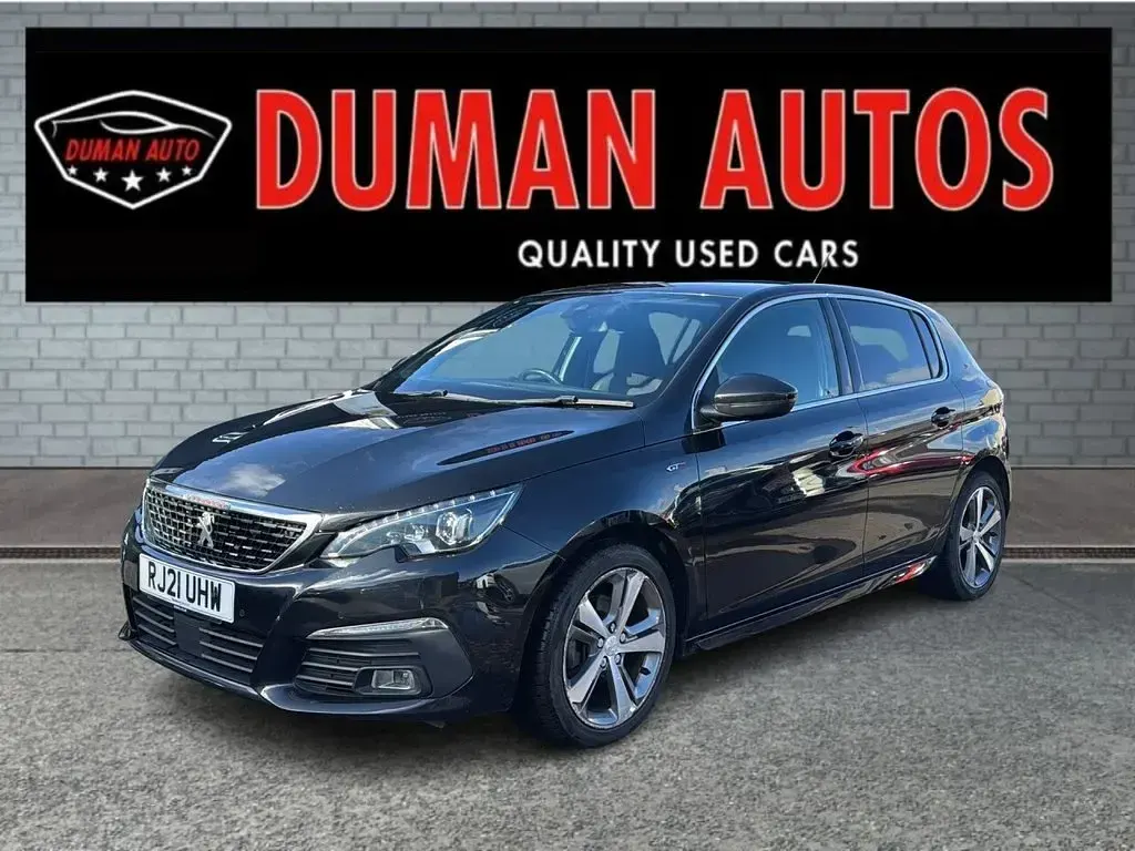 Used Peugeot 308 GT 130 HP (95 kW) 2021 Black Hatchback