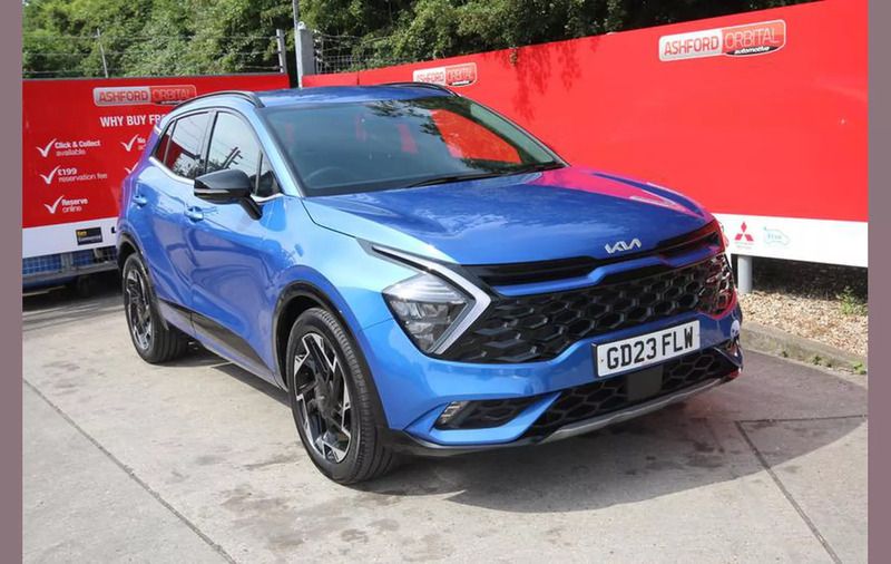 Blue Used 2023 Kia Sportage GT-Line SUV | £23,350 (Fair price) - Image 1/4