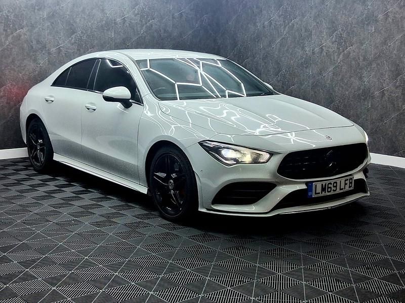 Used Mercedes CLA220 AMG line 190 HP (139 kW) 2019 White Sedan