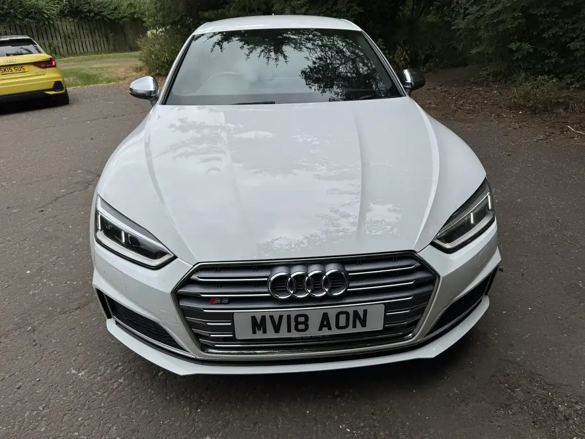 Used Audi S5 354 HP (260 kW) 2018 White Coupe