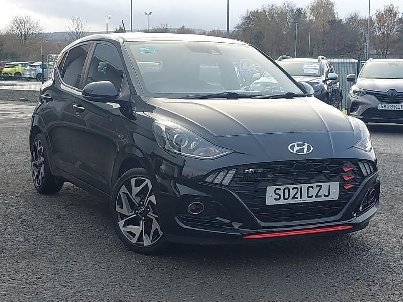 Black Used 2021 Hyundai i10 N Line Hatchback | £12,998 (A bit pricey) - Image 1/4