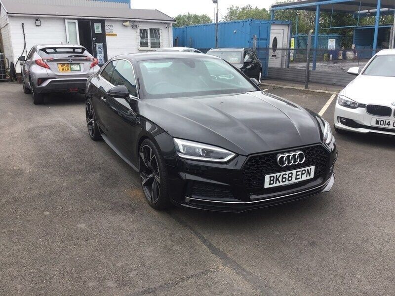 Black Used 2018 Audi A5 S-Line Coupe | £12,995 (Super price) - Image 1/4