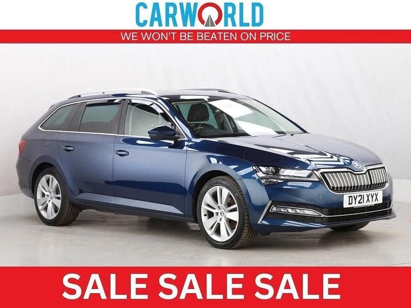 Blue Used 2021 Skoda Superb SE L Estate | £13,800 (Good price) - Image 1/3
