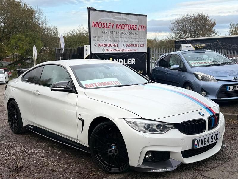 White Used 2015 BMW 420 M Sport Coupe | £7,990 (Good price) - Image 1/4