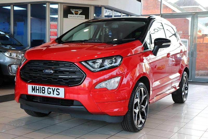 Used Ford Ecosport ST-Line 125 HP (91 kW) 2018 Red SUV