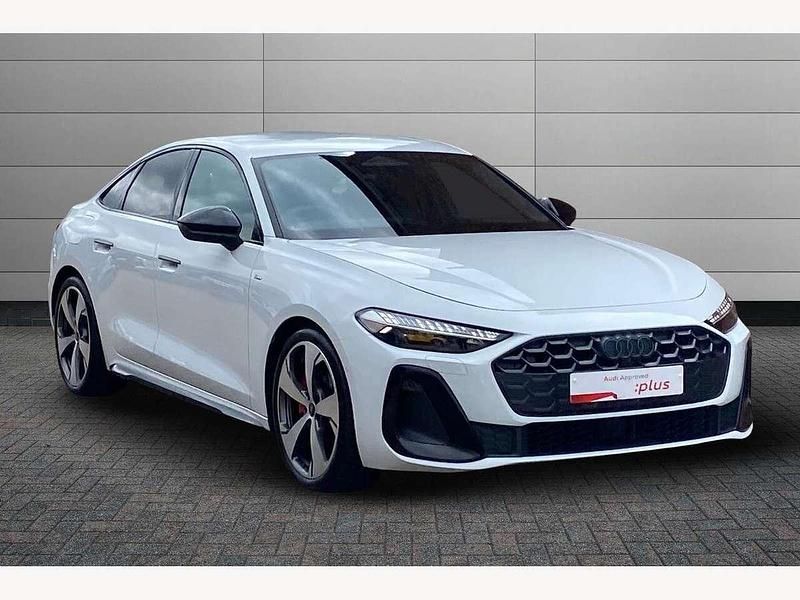 Glacier white Used 2025 Audi A5 Advanced Coupe | £39,395 (Expensive) - Image 1/4