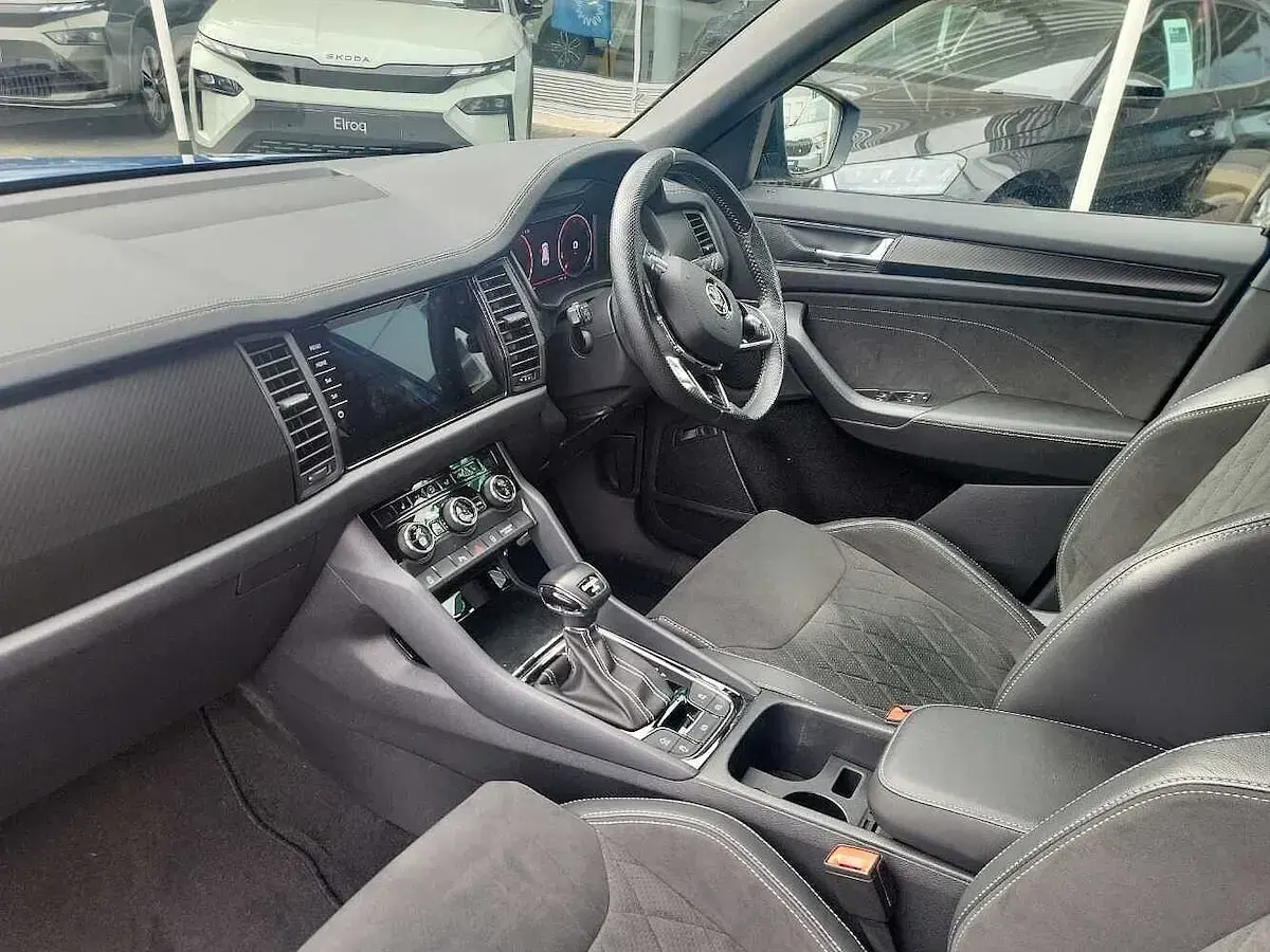 Used Skoda Kodiaq SportLine 147 HP (108 kW) 2024 Race blue metallic SUV