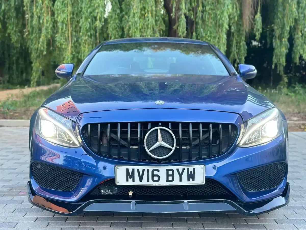Used Mercedes C220 AMG line 2016 Blue Coupe