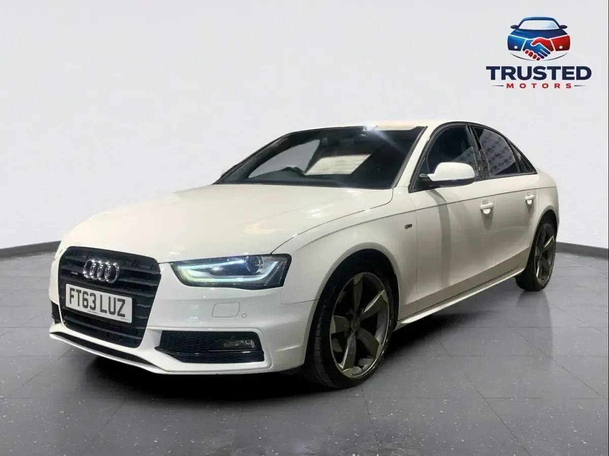 Used Audi A4 Black Edition 177 HP (130 kW) 2014 White Sedan