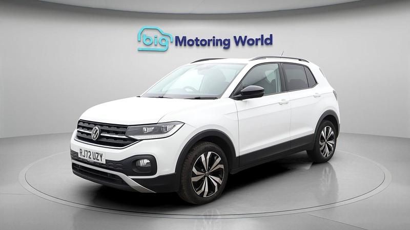 Used VW T-Cross Black Edition 108 HP (79 kW) 2022 White SUV