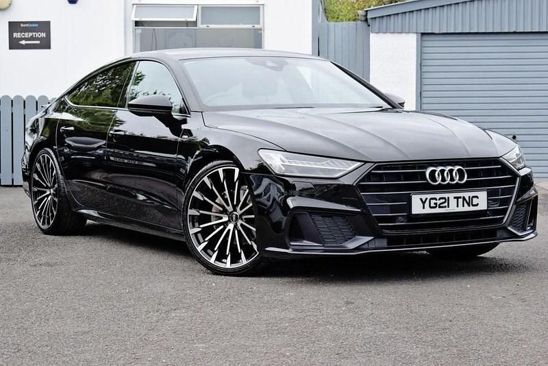 Black Used 2021 Audi A7 Sportback S-Line Hatchback | £22,995 (Good price) - Image 1/4