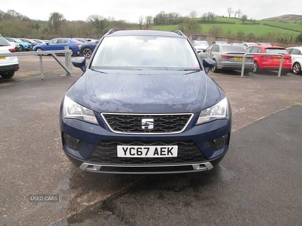 Used Seat Ateca Ecomotive 115 HP (84 kW) 2017 Blue SUV