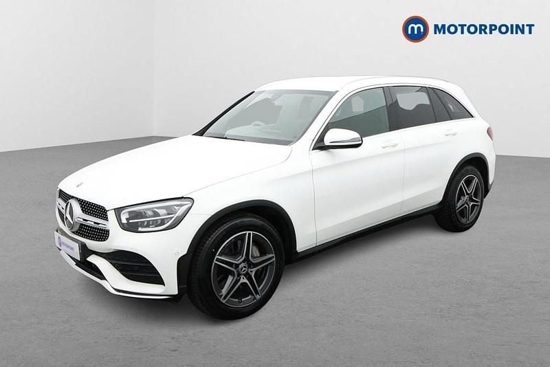 Used Mercedes GLC220 AMG line 2019 White Estate