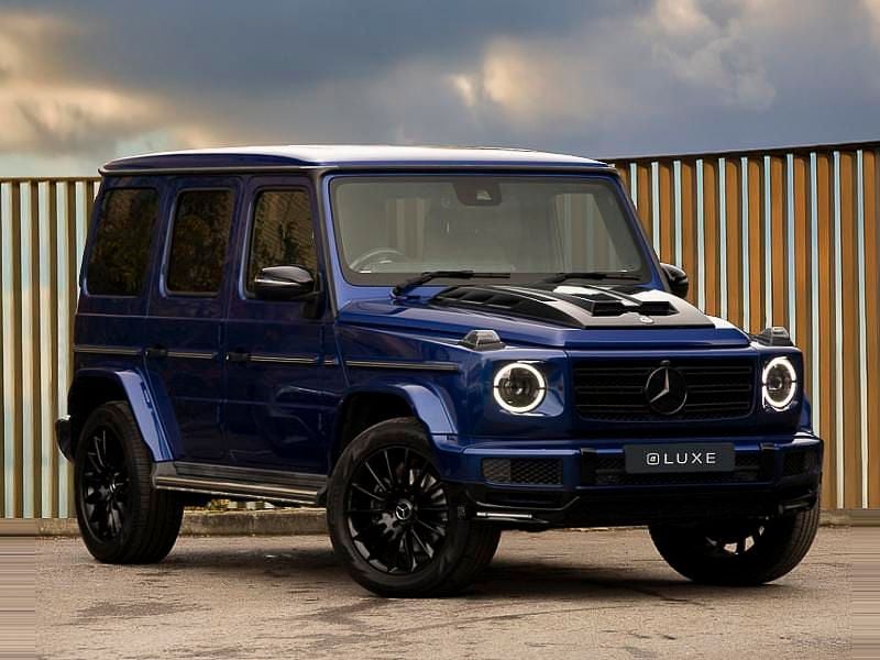 Blue Used 2019 Mercedes G350 AMG Line Premium SUV | £97,898 (Fair price) - Image 1/4
