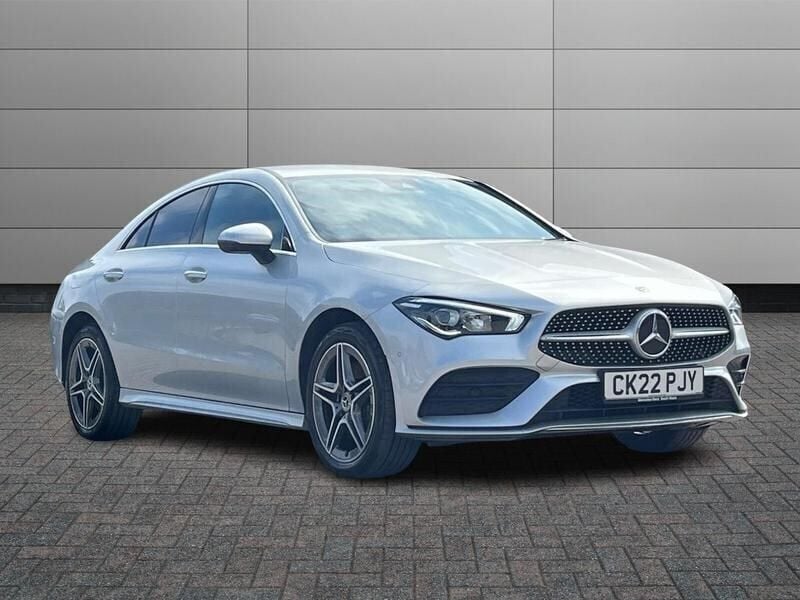 Silver Used 2022 Mercedes CLA250e AMG line Sedan | £21,495 (Fair price) - Image 1/4