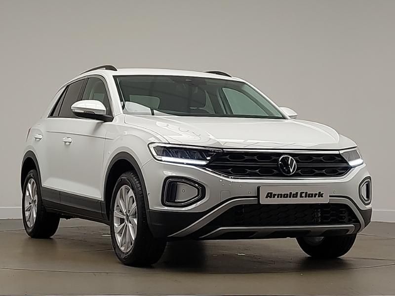 White New 2024 VW T-Roc Match SUV | £28,998 (Good price) - Image 1/4
