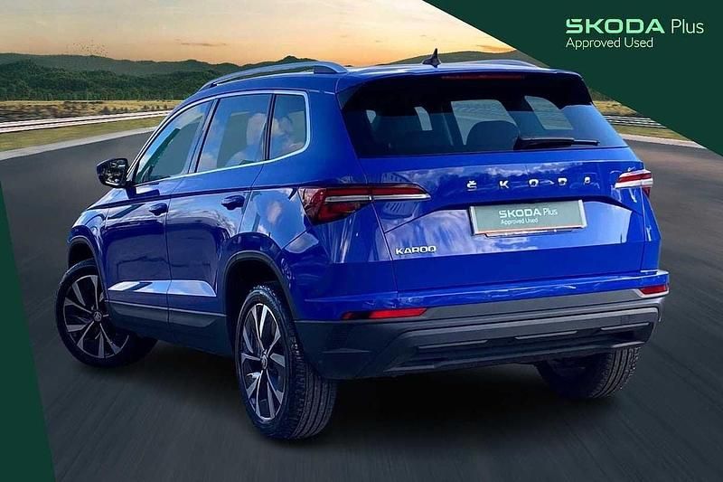 Used Skoda Karoq SE L 147 HP (108 kW) 2023 Energy blue SUV