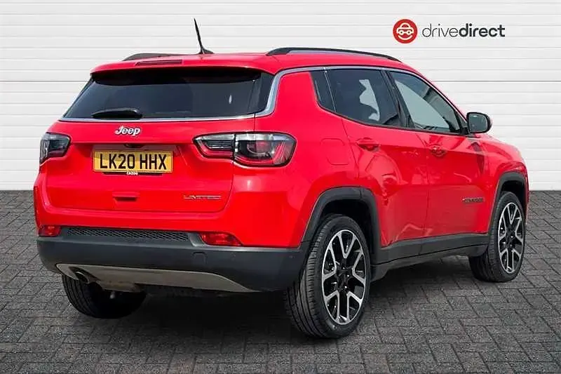 Used Jeep Compass Limited 120 HP (88 kW) 2020 Red SUV