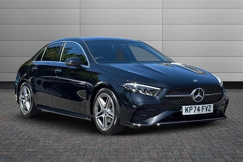 Black Used 2024 Mercedes A200 AMG Line Premium Sedan | £27,900 (Expensive) - Image 1/4