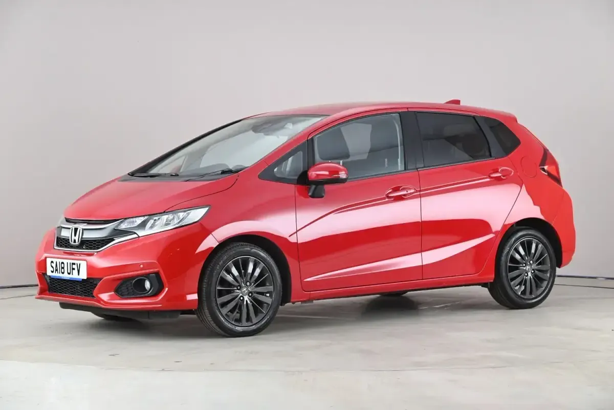Begagnad Honda Jazz EX 102 HK (75 kW) 2018 Röd Halvkombi