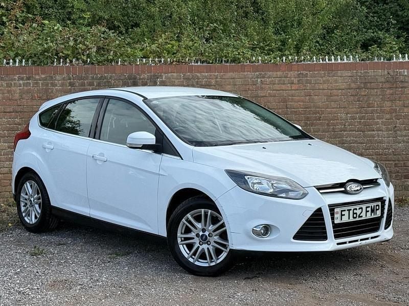 White Used 2013 Ford Focus Titanium Hatchback | £5,000 (Fair price) - Image 1/3