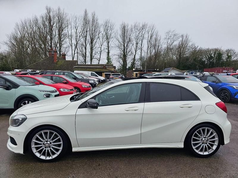 Used Mercedes A220 AMG 2015 White Hatchback