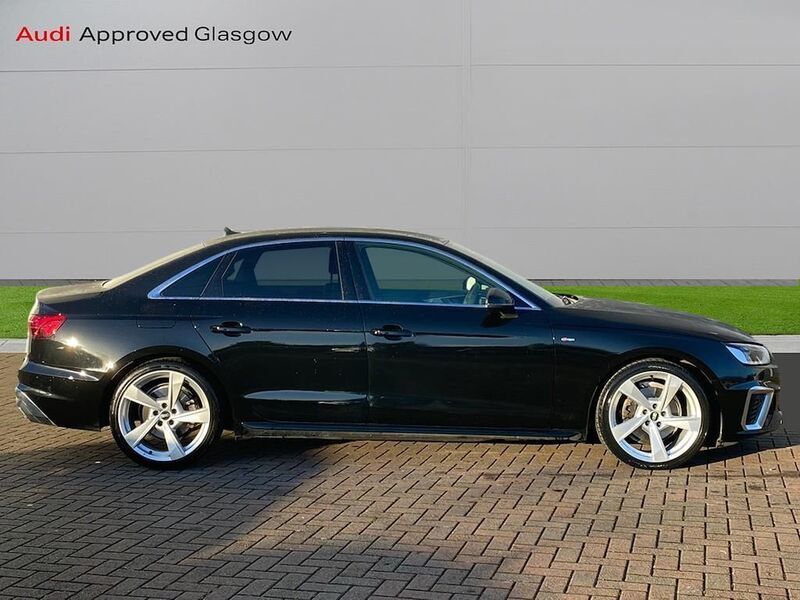 Used Audi A4 S-Line 163 HP (119 kW) 2021 Black Sedan