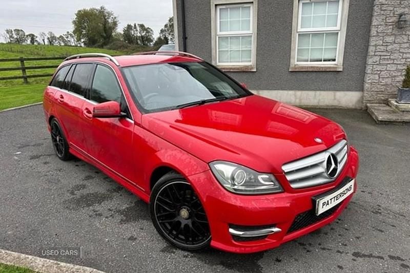 Red Used 2014 Mercedes C220 AMG Estate | £7,500 (Fair price) - Image 1/1