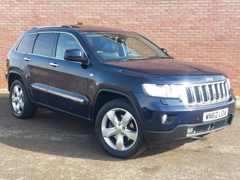 Blue Used 2012 Jeep Grand Cherokee Overland SUV | £13,495 - Image 1/4