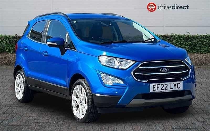 Blue Used 2022 Ford Ecosport Titanium SUV | £11,298 (Fair price) - Image 1/4