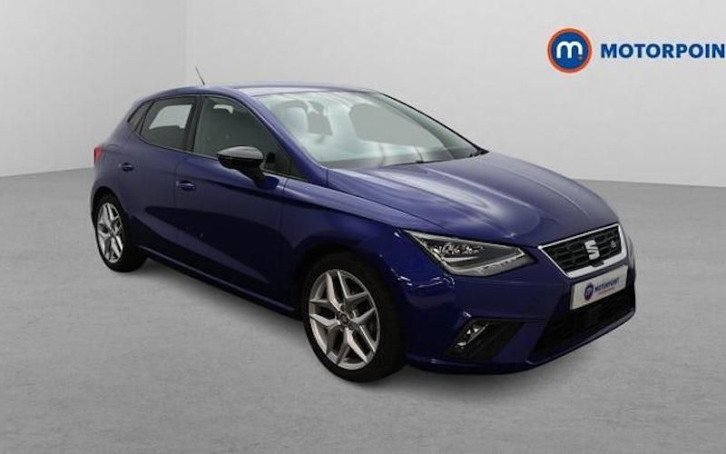Used Seat Ibiza FR 95 HP (69 kW) 2021 Blue Hatchback