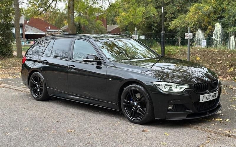 Black Used 2018 BMW 320 M Sport Estate | £10,795 (Super price) - Image 1/4