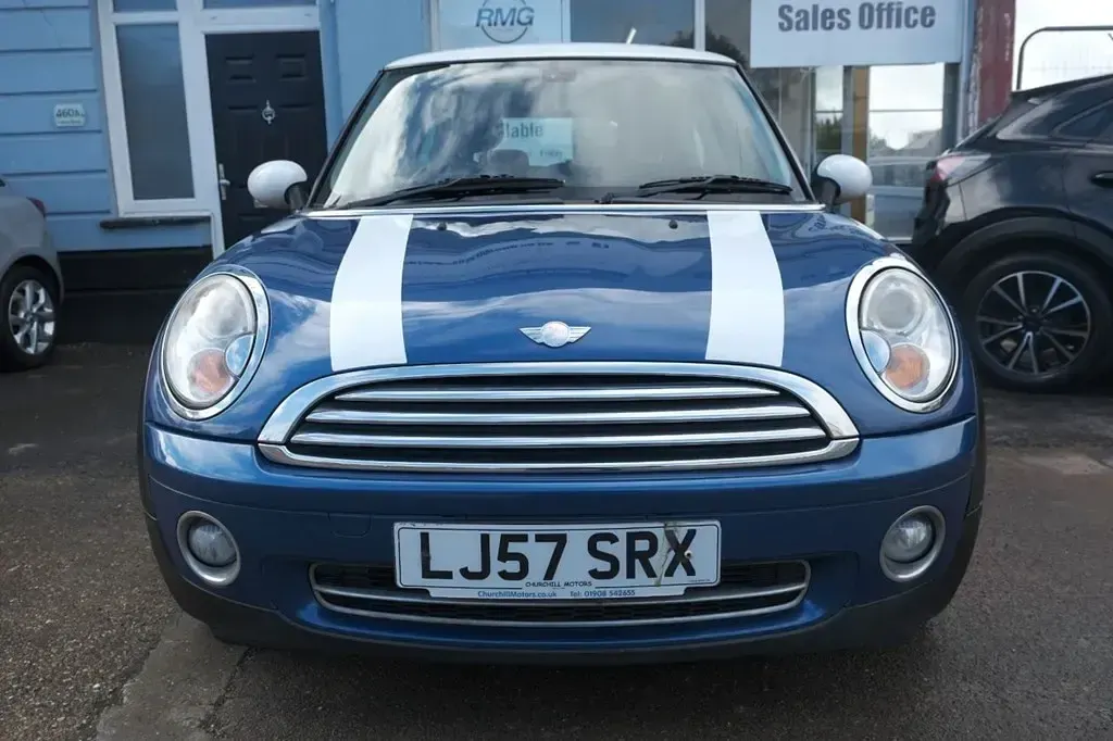 Used Mini Cooper 118 HP (86 kW) 2007 Blue Hatchback
