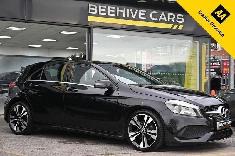 Used Mercedes A160 Executive 102 HP (75 kW) 2018 Black Hatchback
