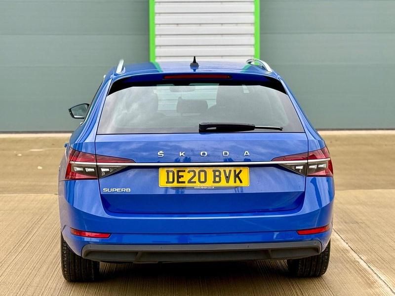 Used Skoda Superb SE L 150 HP (110 kW) 2020 Blue Estate