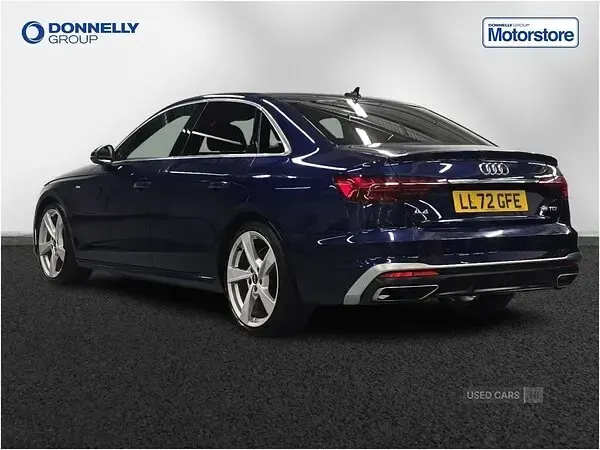 Used Audi A4 S-Line 163 HP (119 kW) 2022 Blue Sedan