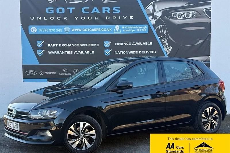 Black Used 2018 VW Polo SE Hatchback | £7,495 (Fair price) - Image 1/1