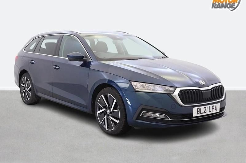 Used Skoda Octavia SE L 2021 Blue Estate