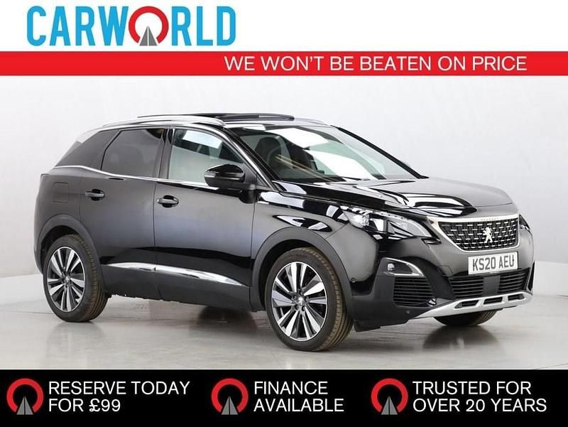 Black Used 2020 Peugeot 3008 Premium Hatchback | £16,400 (Fair price) - Image 1/4