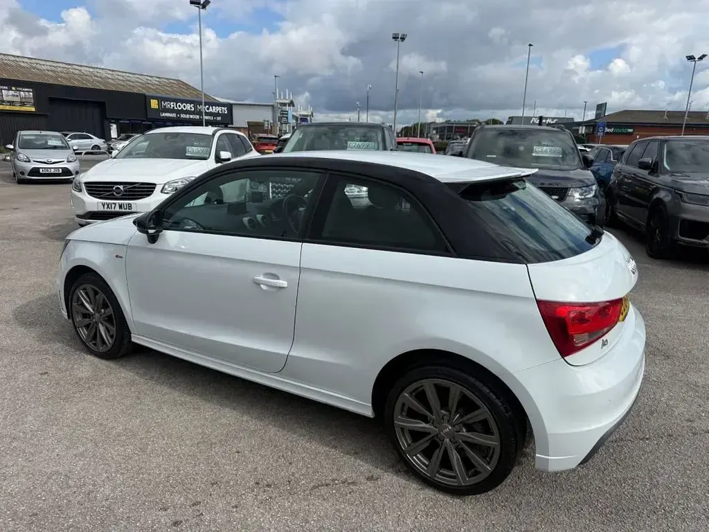 Used Audi A1 S-Line 122 HP (89 kW) 2014 White Hatchback