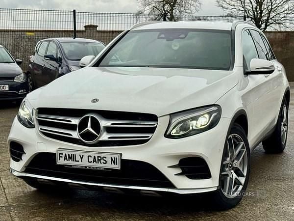 Used Mercedes GLC220 AMG line 2017 White Estate