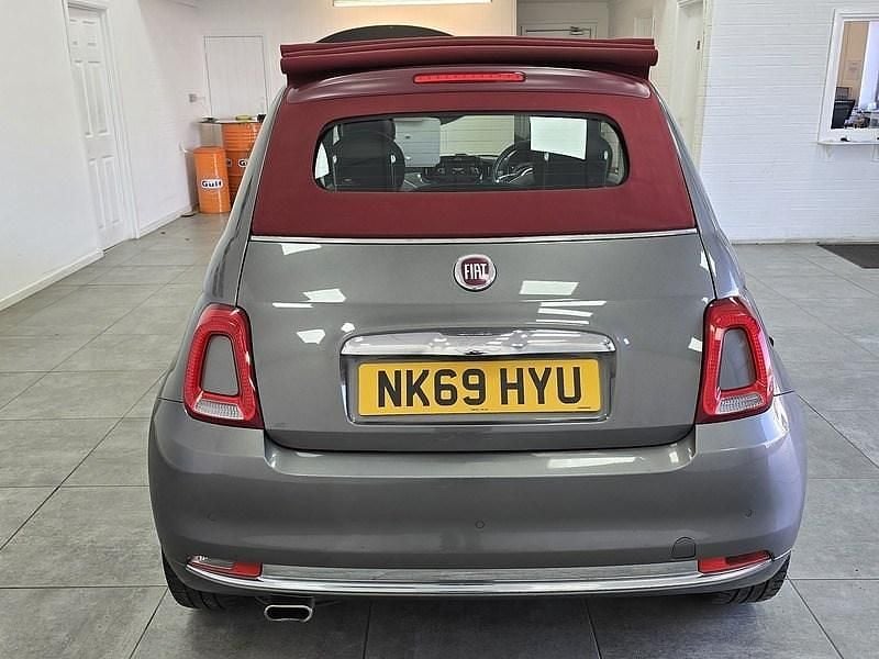 Used Fiat 500C Lounge 69 HP (50 kW) 2019 Electroclash grey Cabriolet