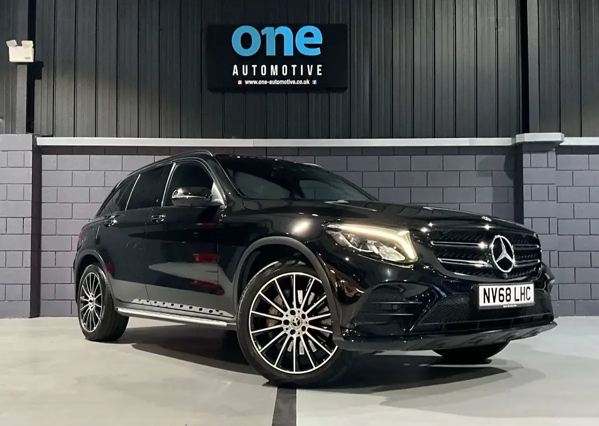 Used Mercedes GLC250 AMG line 204 HP (150 kW) 2018 Black SUV