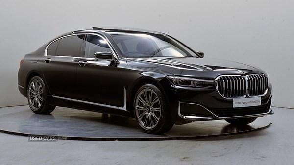 Black Used 2021 BMW 745e Comfort Edition Sedan | £38,995 (Fair price) - Image 1/4